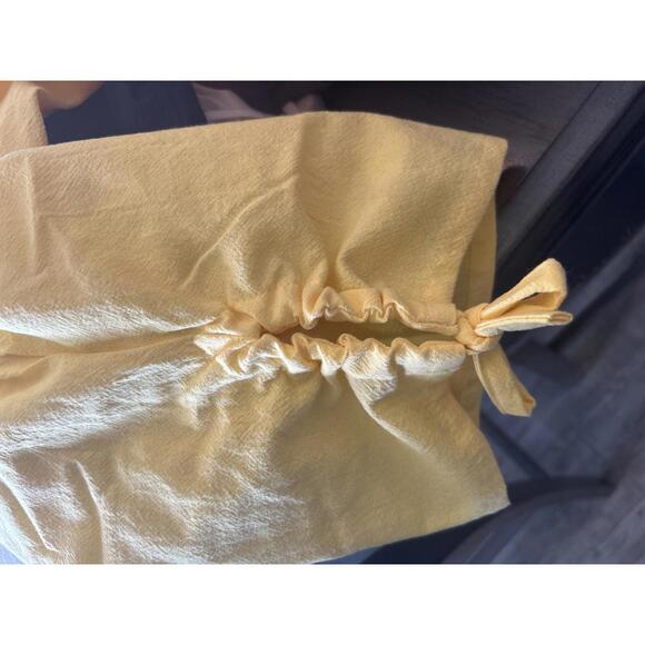 NWT B'Gauze Yellow Pants Size 2 L/XL Cinched Hem Fairy - Picture 3 of 3